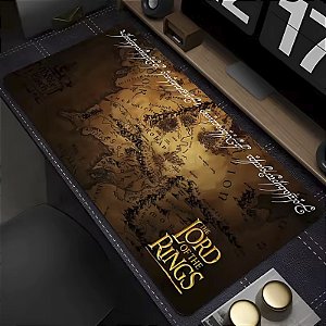 Mousepad Gamer O Senhor dos Anéis The Lord Of The Rings 90x40 cm