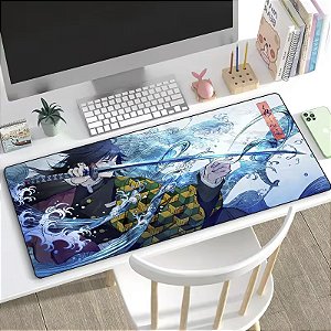 Mousepad Gamer Giyu Tomioka Anime Demon Slayer Kimetsu no Yaiba 90x40 cm