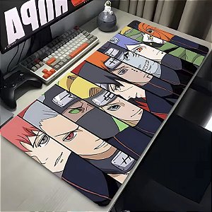 Mousepad Gamer Personagens da Akatsuki Naruto Shippuden 90x40 cm