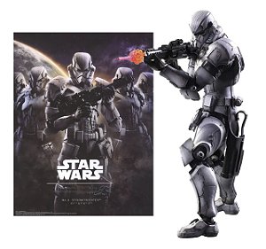 Action Figure Stormtrooper Star Wars Guerra nas Estrelas Play Arts Kai 26 cm