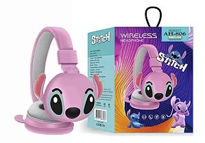 Fone De Ouvido Angel Headset Sem Fio Com Bluetooth Lilo e Stitch