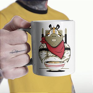 Caneca Cilíndrica Cereal Killer Sucrilhos Kellogg's Tigre Tony Tiger Branca