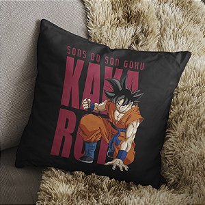 Almofada Goku Sons Do Son Goku Kakaroto Dragon Ball Z DBZ Anime 45x45