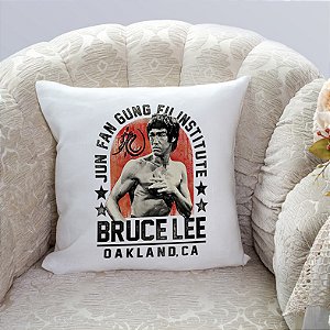 Almofada Jun Fan Gung Fu Institute Bruce Lee Oaklando CA 45x45