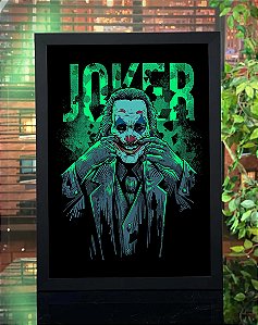 Quadro Joker Coringa DC Comics Ha Ha Ha A3