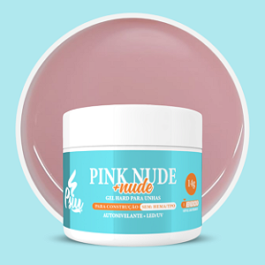 Psiu - Gel Hard Pink Nude + Nude 14g