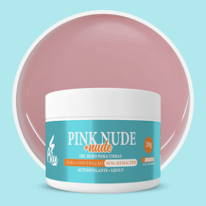 Psiu - Gel Hard Pink Nude + Nude 28g