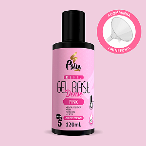 Psiu - Refil Gel Base Dense Pink 120ml