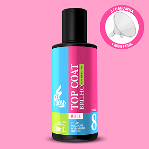 Psiu - Top Coat Brilho Refil 120ml