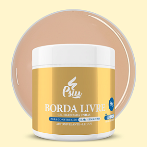 Psiu - Gel Hard Borda Livre 56g