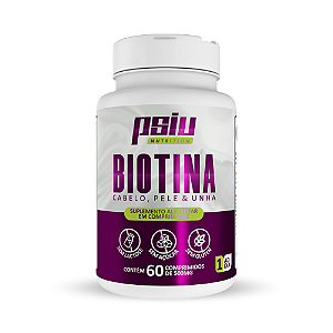 Psiu Nutrition - Biotina 60 Comprimidos