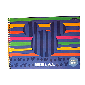 Caderno de Desenho Mickey Arts Jandaia