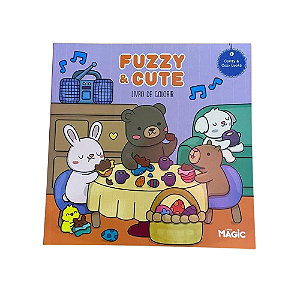 Livro de Colorir - Fuzzy & Cute