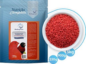 Biosuprem Extrusada Vermelha Canarios Tarim 900g
