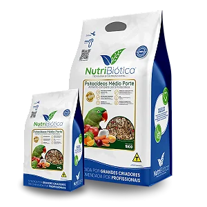 NUTRIBIOTICA PSITACÍDEOS MÉDIO PORTE