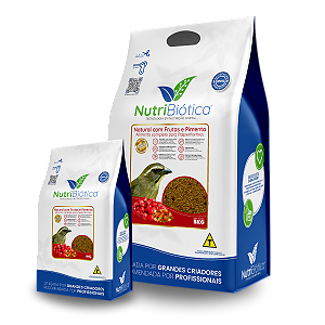 NUTRIBIÓTICA EXTRUSADA TRINCA FERRO NATURAL COM FRUTAS E PIMENTA
