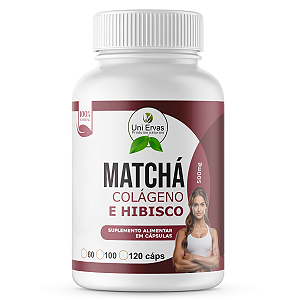 MATCHA+COLAGENO+HIBISCO 500mg 120 CAPS