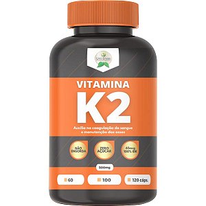 VITAMINA K2 500MG 120 CÁPSULAS