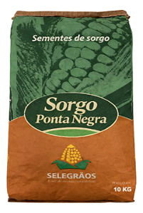 Sementes de Sorgo Ponta Negra 10 Kg Selegrãos