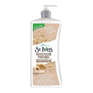 St. Ives Humectacion Completa Creme Hidratante Corporal de Pele 532ml