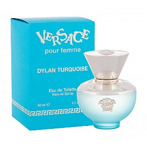 Dylan Turquoise Pour Femme Versace Eau de Toilette - Perfume Feminino 100ml