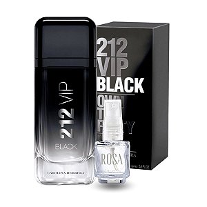 212 VIP Black Carolina Herrera Eau de Parfum - Perfume Masculino  05ml