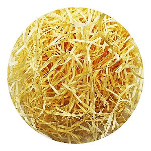 3 Palhas  Decorativa P/ Cestas Presentes Enfeite Total 360gr