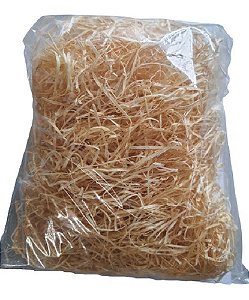 Kit 10 Palhas Madeira De 50g  Para Cestas Enfeite Decoração.