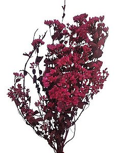 Galhos Flor Seca Natural Chuvisco Roxo Decoração Arranjo