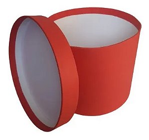 Caixa Box Vermelha Presente Decoração 16x16