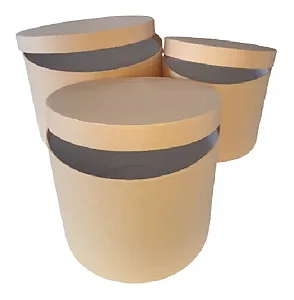Caixas Box 29x20 Redonda Rose Presente Decoração -3UN