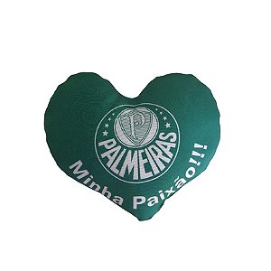 Coração de Pelúcia de Time Palmeiras para Presentear