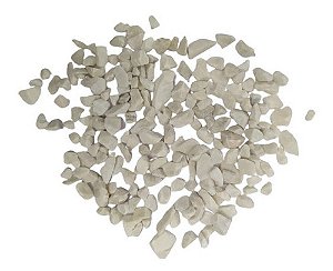 Pedrinhas Quirela Branco Jardinagem Decoração Enfeite 2kg