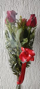 Buquê de Rosas Vermelhas - 03 Rosas