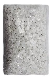 Pedrinhas Brancas P/ Vasos Jardins E Decoração 2kg