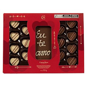 Caixa Artesanal Delícias de Amor 153g Cacau Show