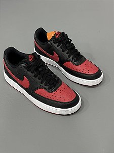 Tênis Nike Court Vision Preto+vermelho