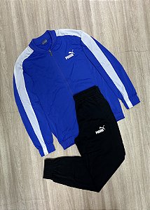 Conjunto  Puma Tricor Suíte Azul Royal