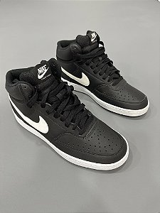 Tênis Nike Court Vision Mid Preto/Branco