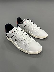 Tênis Lacoste Europa Pro Branco/ Vermelho