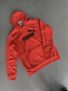 Moletom Puma Essentials Logo Vermelho