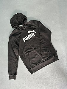 Moletom Puma Essentials Logo Preto