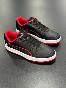 Tenis Ferrari Caven 2.0 Preto/ Vermelho