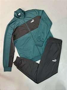 CONJUNTO PUMA FAIXA LATERAL VERDE