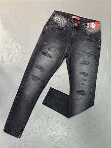 Calça Jeans Modelo Jogador