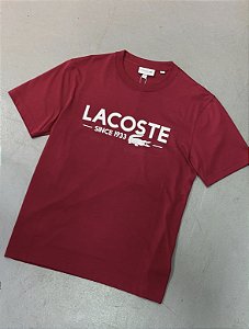 Camiseta Lacoste Since 1933 vermelha