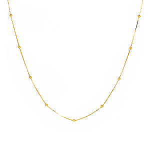 Colar Mini Esferas – Banhado a Ouro 18K