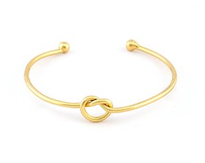 Bracelete Nó - Banhado a Ouro 18k