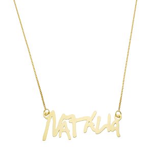 Colar Veneziana com Nome Personalizado