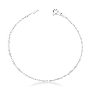 Pulseira Singapura - Prata 925